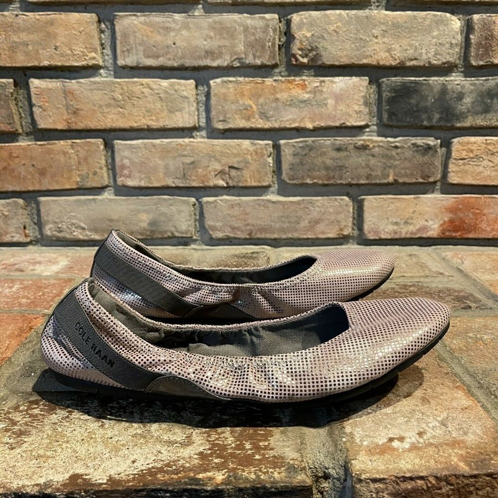 Cole Haan Women Shoe Zerogrand Stagedoor Ballet Flats W00144 Size 9.5 B